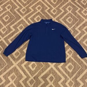 Nike Navy Long Sleeve Top (372)
